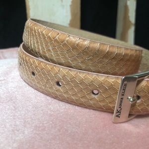 Desert Genuine Snakeskin Anne Klein Belt